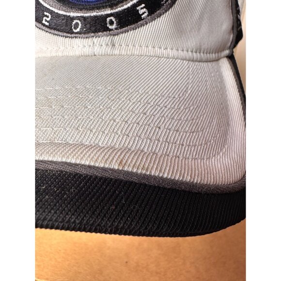 2005 NBA Finals Conference Champions Detroit Pistons Reebok Cap hat Black White - Picture 5 of 14